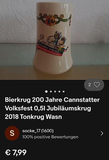 Čaše: Krigle nove za pivo.Nemacka 2018god. Nemacke nove krigle za pivo — 3