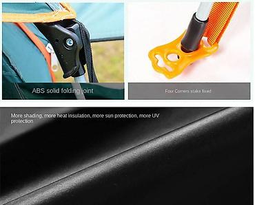 Oprema za kampovanje: Automatski šator za kampovanje – prostran, vodootporan i sa mrežom — 9