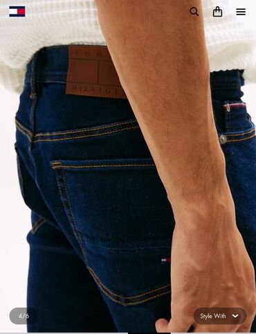 смирительная рубашка: Мужские джинсы, 2XS (EU 32), Tommy Hilfiger, Новый, цвет - Голубой, Самовывоз