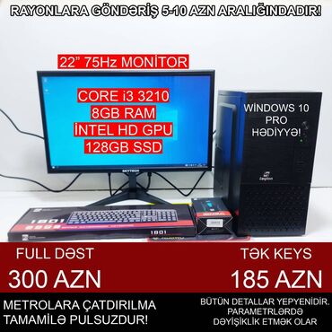 Masaüstü kompüterlər və iş stansiyaları: Masaüstü Kompüter "Legion H61 1155 Core i3 3210” ⭐Tək Sistem Bloku – -da lalafo.az — 1 Masaüstü kompüterlər və iş stansiyaları: Masaüstü Kompüter "Legion H61 1155 Core i3 3210” ⭐Tək Sistem Bloku – — 1