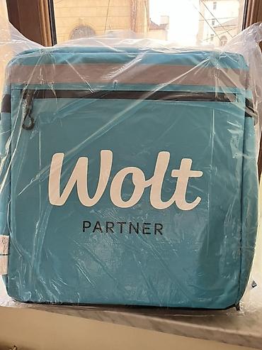 Оборудование для ресторанов, кафе: Wolt Partner çatdırılma çantası – termo izolyasiyalı, kvadrat formalı — 6