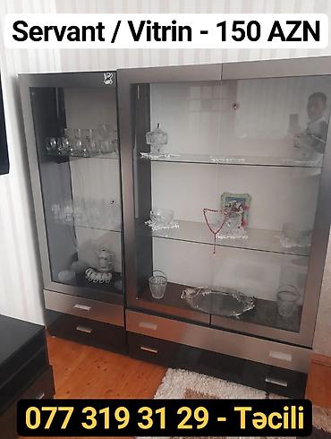 tek stolar: Mebel dəsti satılır:SÖKÜLÜ HAZİR VEZYETDEDİ - Qonaq masası + 4 ədəd — 10