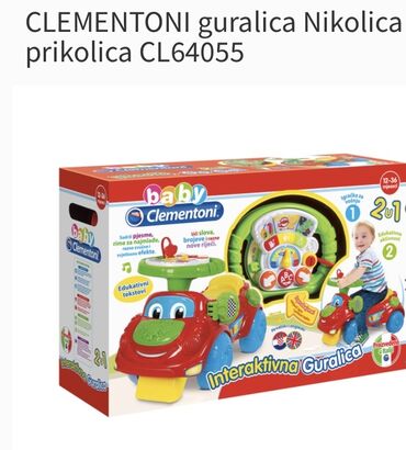 Igračke: Guralica Chicco, CLEMENTONI guralica, Smoby guralica auto Guralice — 2