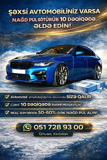 Xidmət: Şəxsi avtomobili girov qoymadan qısa müddətdə nağd vəsait əldə lalafo.az -da Xidmət: Şəxsi avtomobili girov qoymadan qısa müddətdə nağd vəsait əldə
