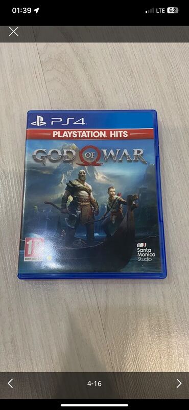 Игры для PlayStation: Продаю God Of war 4 русские субтритры Полностью рабочий, в новом