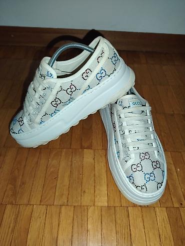 dolce gabbana patike: Gucci “Tennis 1977” patike Ug 25,5 - Model: Gucci Tennis 1977 - Boja — 3