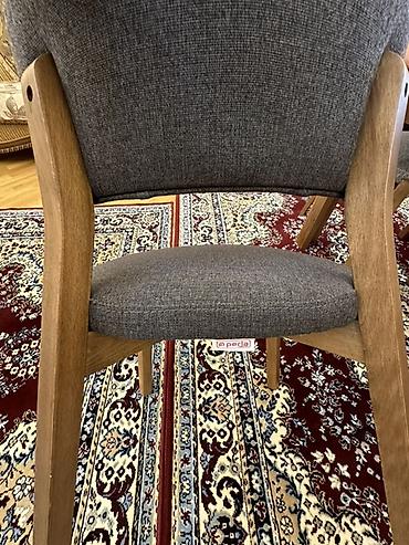 perla stul: Yemək masası və 4 ədəd stul dəsti - Stil: təbii ağac toxuması və — 4