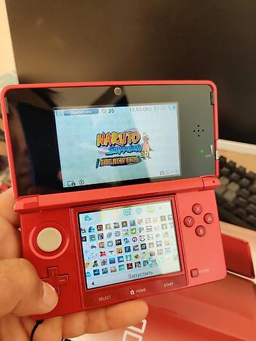 чехол наруто: Nintendo 3S 128гб, 3дс глобал, полный комплект состояние нового, в — 1
