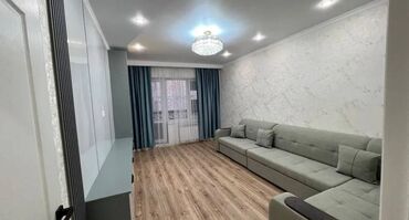 квартира за 6000: 1 комната, 53 м², Элитка, 6 этаж, Евроремонт