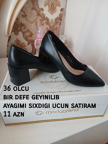 faberlik daban kremi: Tuflilər, Ölçü: 36, rəng - Ağ, İşlənmiş — 2