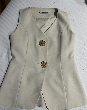 zara bot: Jilet, Zara, S, rəng - Bej — 1