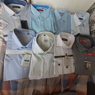 рубашки в клеточку мужские: Рубашка M (EU 38), L (EU 40), XL (EU 42)