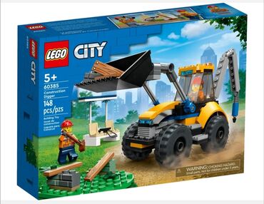 lego бишкек: Lego City 🏙️ Бульдозер 🚜, рекомендованный возраст 5+,148 деталей