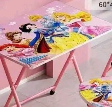 Setovi stolova i stolica: Dečiji set sto + stolica sa motivima crtanih junaka - Praktičan set — 10