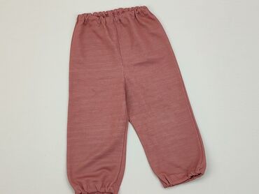 spodnie dresowe rozowe: Spodnie dresowe, 12-18 m, stan - Zadowalający