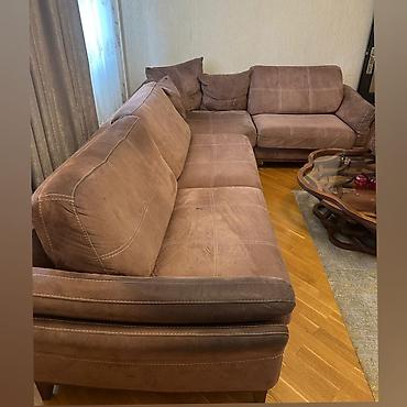 Divan satılır – 250₼ - Künc divan, açılır mexanizmli - Bazası yoxdur -