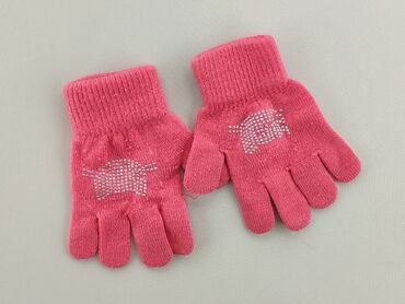 czapka pudrowy róż: Gloves, 12 cm, condition - Good