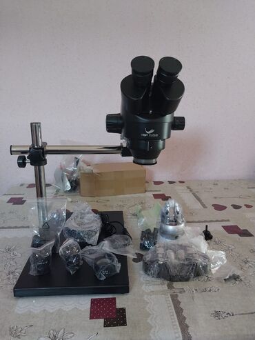mikraskop: Mikroskop yenidir şarla birge satılır