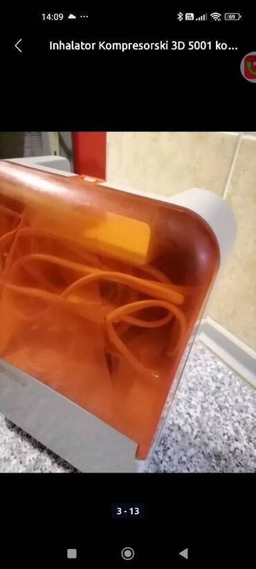 Inhalatori, nebulizatori: Inhalator kompresorski 3D 5001 kompletan 

Mirjevo — 2