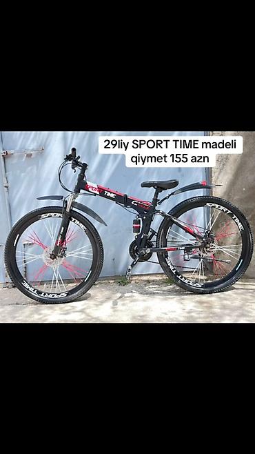 mini disk: SPORT TIME 29” velosiped - Təkər ölçüsü: 29” - Model: SPORT TIME - — 1