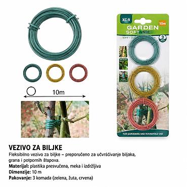 KMT Vežite konac 3x10 m – set višenamenskih fleksibilnih vezica za
