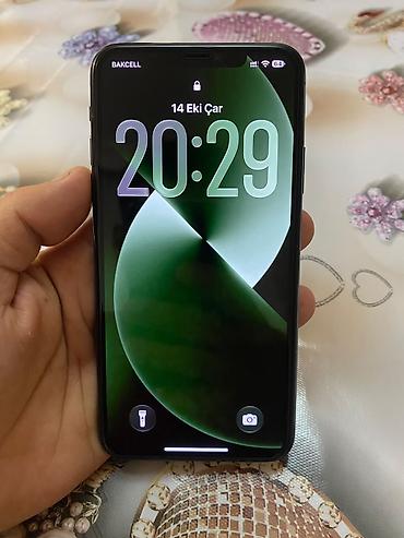 interlok tikis masini: IPhone 11 Pro Max, 256 GB, Matte Midnight Green, Face ID — 2