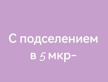 восток 5 квартира керек: 2 бөлмө, Менчик ээси, Чогуу жашоо менен, Толугу менен эмереги бар
