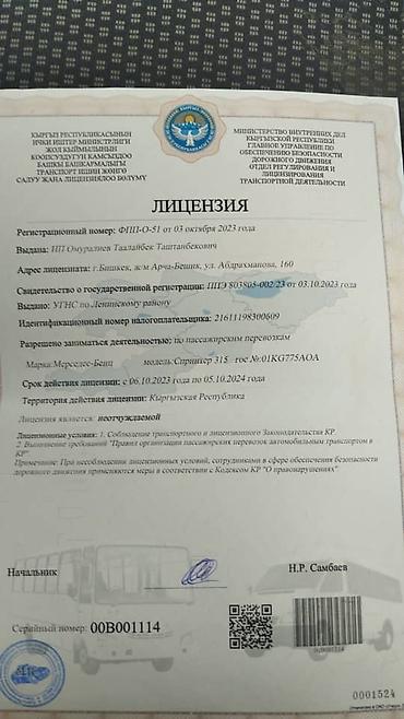 Пассажирский бус на заказ: Бусы в горы, Ала арча, Теплые ключи, Ыссык ата, Кегети водопад — 11