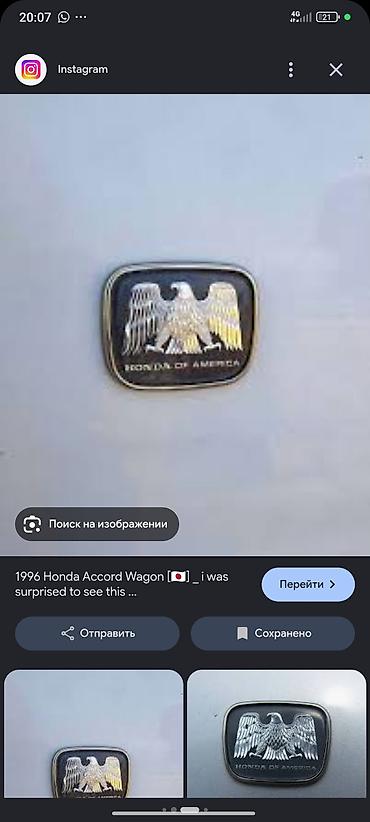 w124 mercedes: Эмблема/значок Honda of America с орлом - Оригинальный стильный — 2
