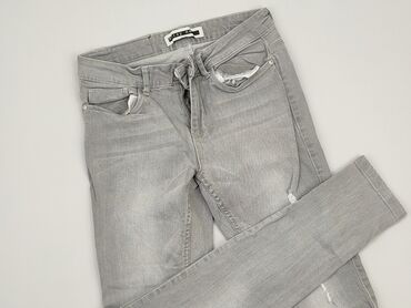 spódniczka jeansowe szara: Jeans, S (EU 36), condition - Good