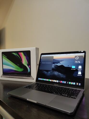 макбук про 14: Ультрабук, Apple, 8 ГБ ОЗУ, 13.3 ", Б/у, Для несложных задач, память SSD