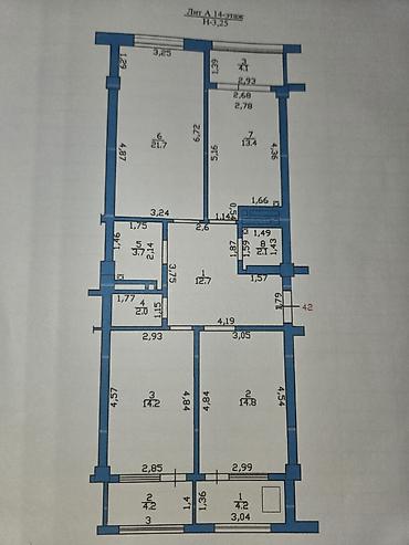 2022: 3 комнаты, 97 м², Золотой квадрат Элитка, 14 этаж, Свежий ремонт — 1