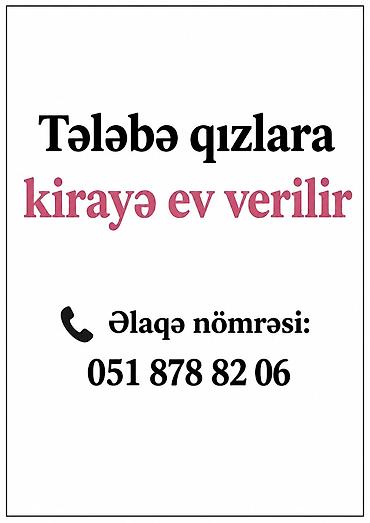 gence ev: 🏠 EVƏ OTAQ YOLDAŞI AXTARILIR – XIRDALAN 📍 Xırdalan, BDU İHK-ya 5 — 1