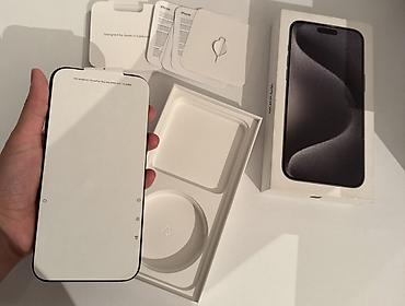 Apple iPhone: IPhone 15 Pro Max, Qara, Sənədlərlə — 1