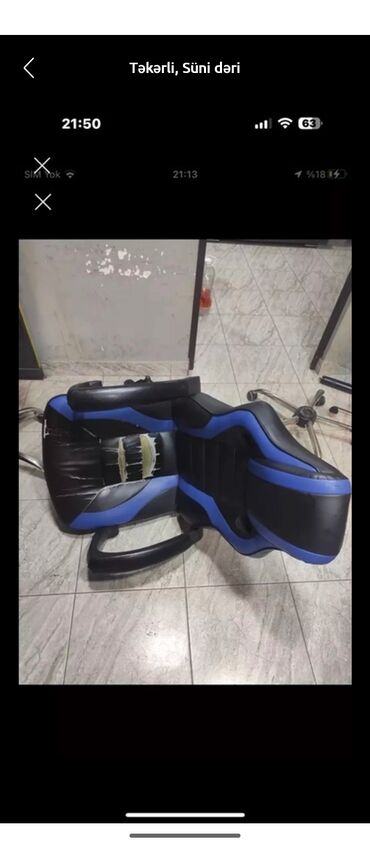 купить компьютерный стол: Təkərli, Qolları tənzimlənir, Süni dəri