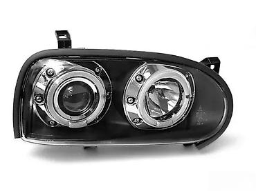 CRNI ANGEL EYES FAROVI VW GOLF 3 III | Crni tuning sportski clear