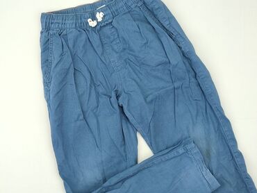 Material: Material trousers, H&M, 10 years, 134/140, condition - Good