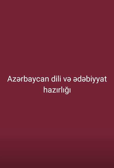 tələbələr üçün part time is elanları: Azərbaycan dili və ədəbiyyat müəllimi Dərslər həftədə 3 dəfə 2 saat