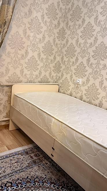 гардеробы: Односпальная кровать, Новый, С матрасом, длина - 200 см — 1
