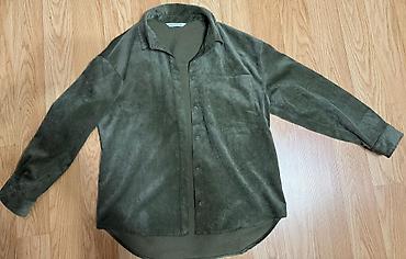 cins: Xaki-yaşıl rəngdə qadın köynəyi – Stradivarius - Material: yumşaq — 2