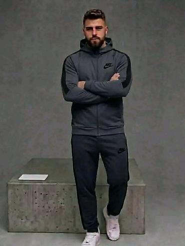 nike tech fleece plavi: Muške komplet trenerke za punije. Veličine 2XL 3XL 4XL 5XL — 5