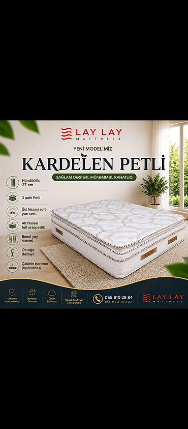 Matraslar: Yeni, Ortopedik matras, İki nəfərlik — 6