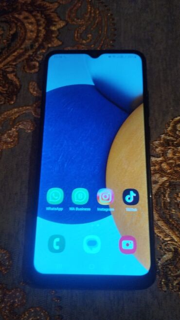 Samsung Galaxy A03, 32 GB, rəng - Qara, Barmaq izi