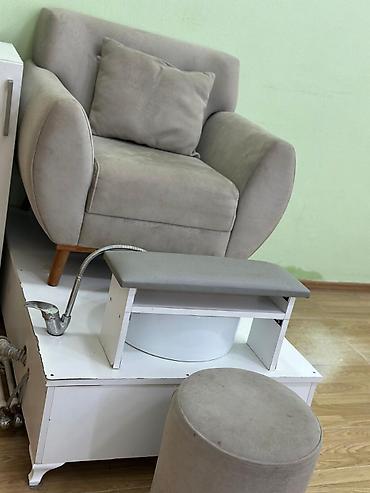 Salon, tibbi mebel: Pedikür üçün tam dəst – kreslo, platforma və ayaq qoyacaq - Təyinat — 2