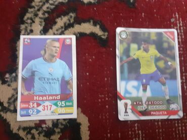 Kolleksiya kartları: Futbol kolleksiya kartları dəsti - Müxtəlif dizaynlarda, rəngli və — 25