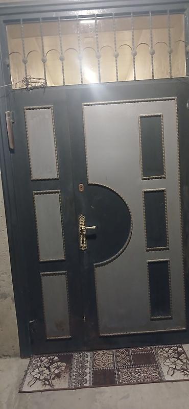 kodlu blok qapilari: Metal giriş qapısı - Material: qalın metal konstruksiya, iki rəngli — 1