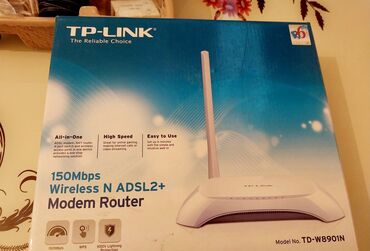 lalafo az ucuz tap televizorlar: Tp-link router modem satılır.Çox az istifadə olunub.2 ədəddir.Qiymət 1