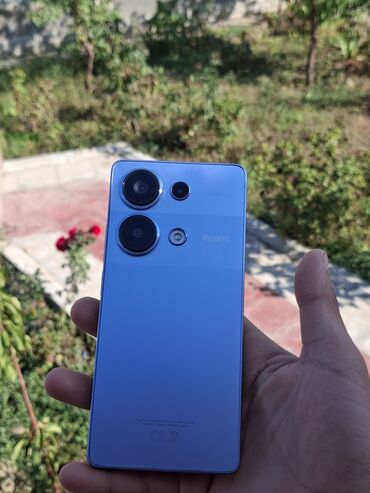 stol ustu komputer qiymeti: Redmi Note 13 Pro, 256 GB, rəng - Göy, Barmaq izi