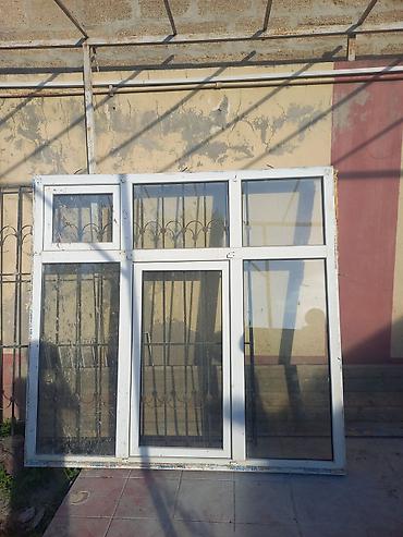 PVC pəncərə bloku - Material: ağ rəngli PVC profil - Ümumi blok: 3