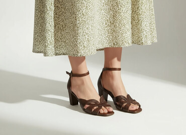 sandały wiązane na łydce ccc: Sandals for women, size 38